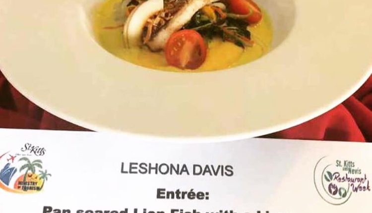 Leshona Davis DISH AS Local Ingredient Challenge WINNER