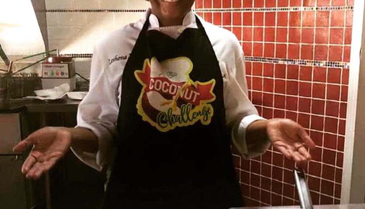 Leshona Davis, repeat champion of the SKNRestaurantWeek Local Ingredient Challenge IMG