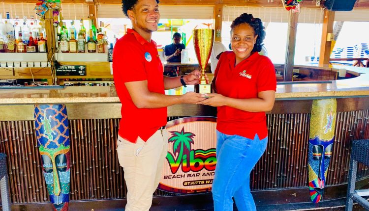 Sunshine accepts Rum Punch Trophy (9)