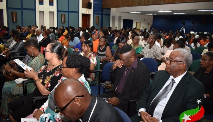 A section of the crowd at the 2019 Prime Minister’s Independence Lecture Series