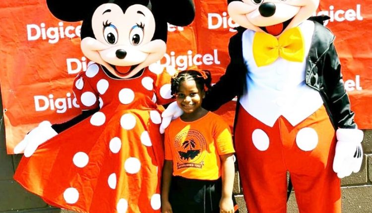 Digicel Disney characters visit schools (4)