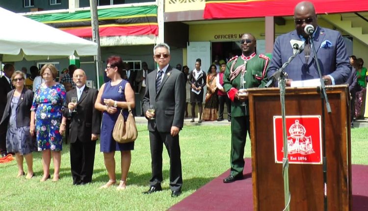 PM Harris recognizes resident and visiting dignitaries during Toast to the Nation as part of St. Kitts and Nevis’ 36th Anniversary of Independence