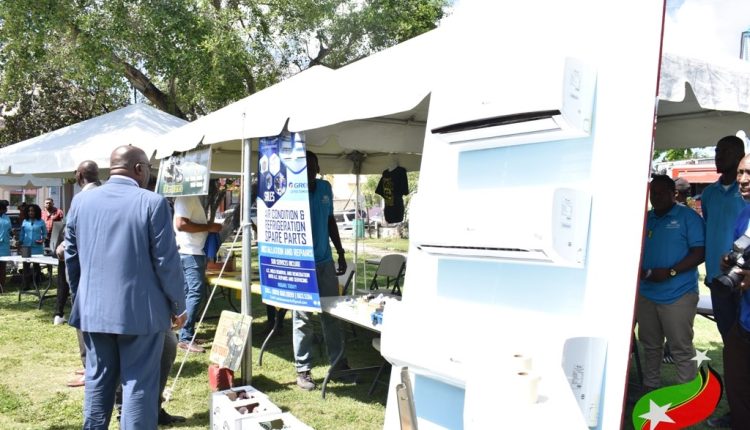 PM Harris visits Top Class AC Installation & Deep Cleaning Company owned by Wendell Nanton