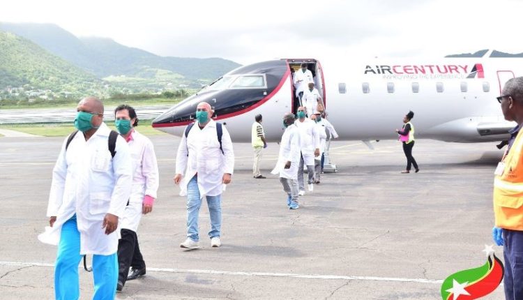 CUBAN MEDICAL EXPERTS ARRIVE AT RLB INTERNATIONAL AIRPORT IN ST. KITTS