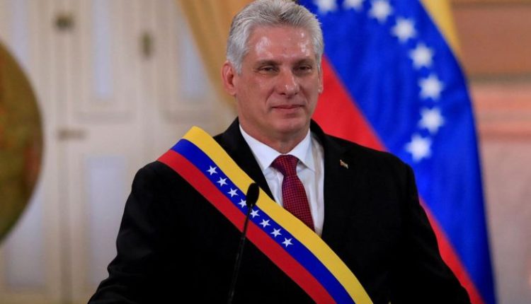 Cuban president Miguel Diaz Canel Photo via The Straits Time