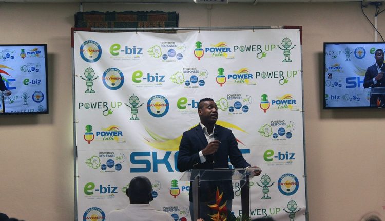 Hon Shawn Richards at SKELEC Launch