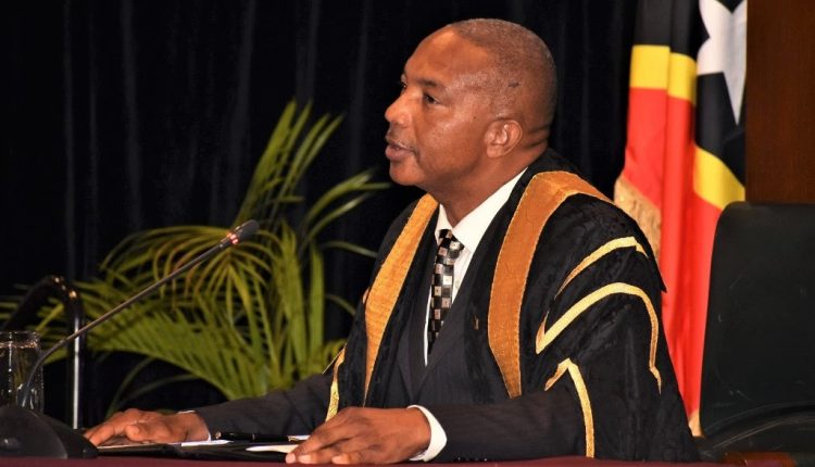 The Honourable Anthony Michael Perkins, Speaker of the National Assembly in St. Kitts and Nevis.