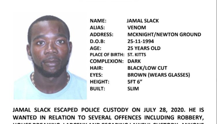 Wanted Jamal Slack