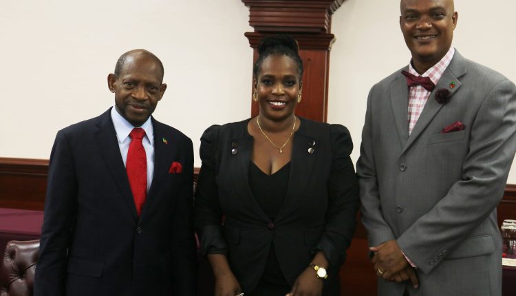 SKNLP opposition sworn in at national assembly    Photo via: St Kitts Nevis Labour Party