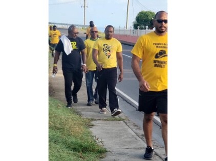 PAM health and charity walk