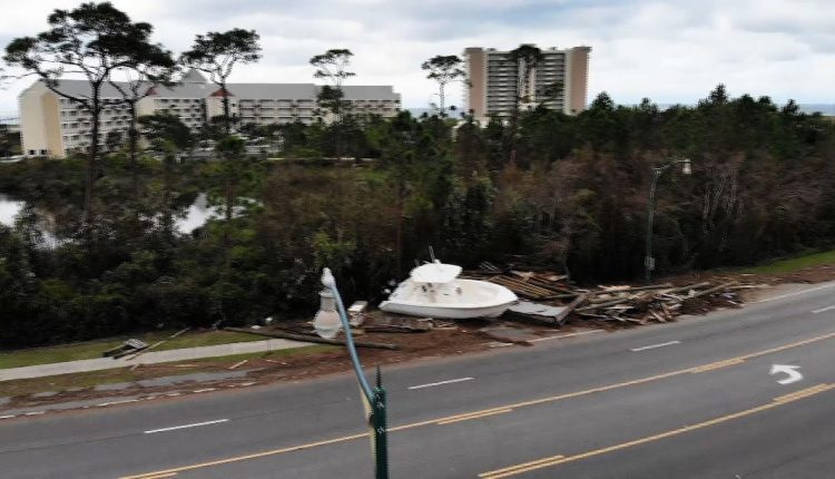 Residents and business owners along the soggy Gulf Coast