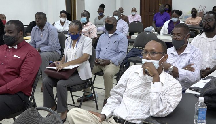 A section of those present at the Ministry and Department of Agriculture’s Fourth Quarter Presentation at the St. Paul’s Anglican Church Hall on October 06, 2020