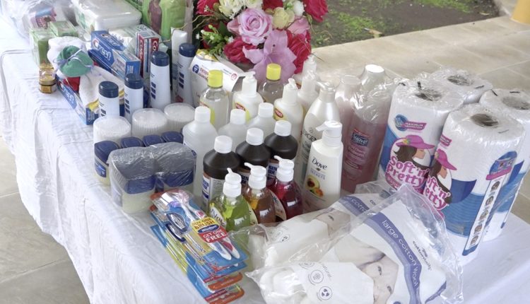 Some of the personal care items donated to the residents of the Flamboyant Nursing Home by the Concerned Citizens Movement Women’s Arm on November 10, 2020