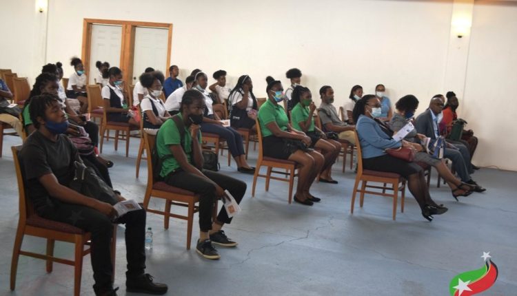 A section of students in attendance at the launch