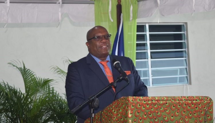 Prime Minister Dr. the Hon. Timothy Harris addressing Tuesday’s opening ceremony