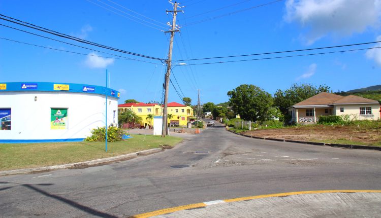 A section of Pump Road from the roundabout on the Island Main Road on February 04, 2021, slated for resurfacing by the Public Works Department