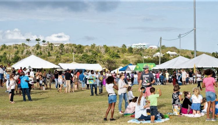 Large turnout at the annual Good Friday Kite Flying Extravaganza at The Flats, Nevis on April 02, 2021