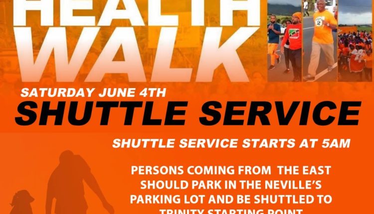 PLP Health walk shuttle