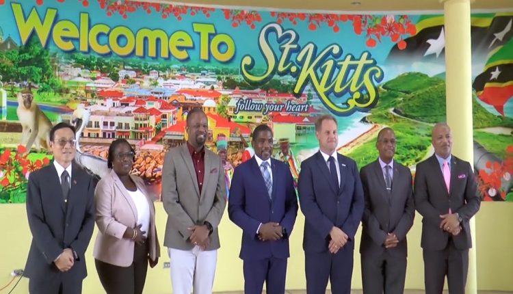 Government Officials from both St. Kitts and Nevis with the CEO of GSD and the Resident Amabassador to the Republic China Taiwan