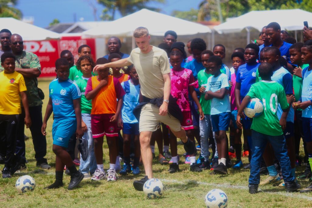 England Star Cole Palmer Champions St. Kitts