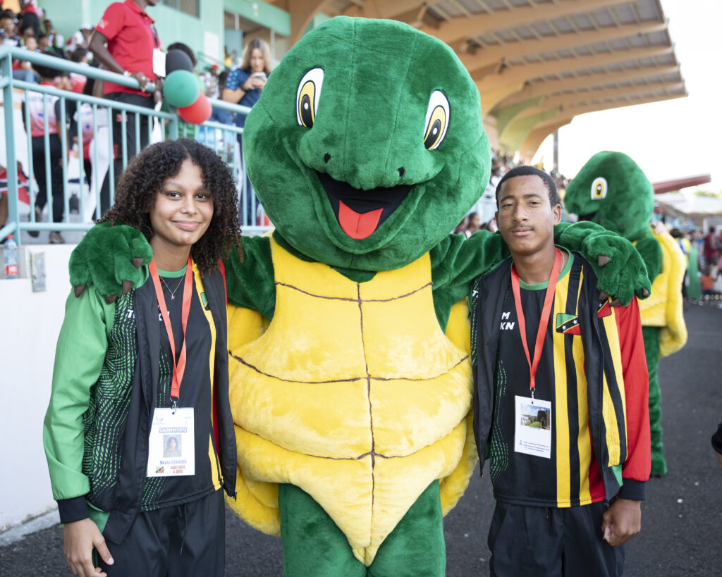 SKN Joins Vibrant CARIFTA Opening Ceremony